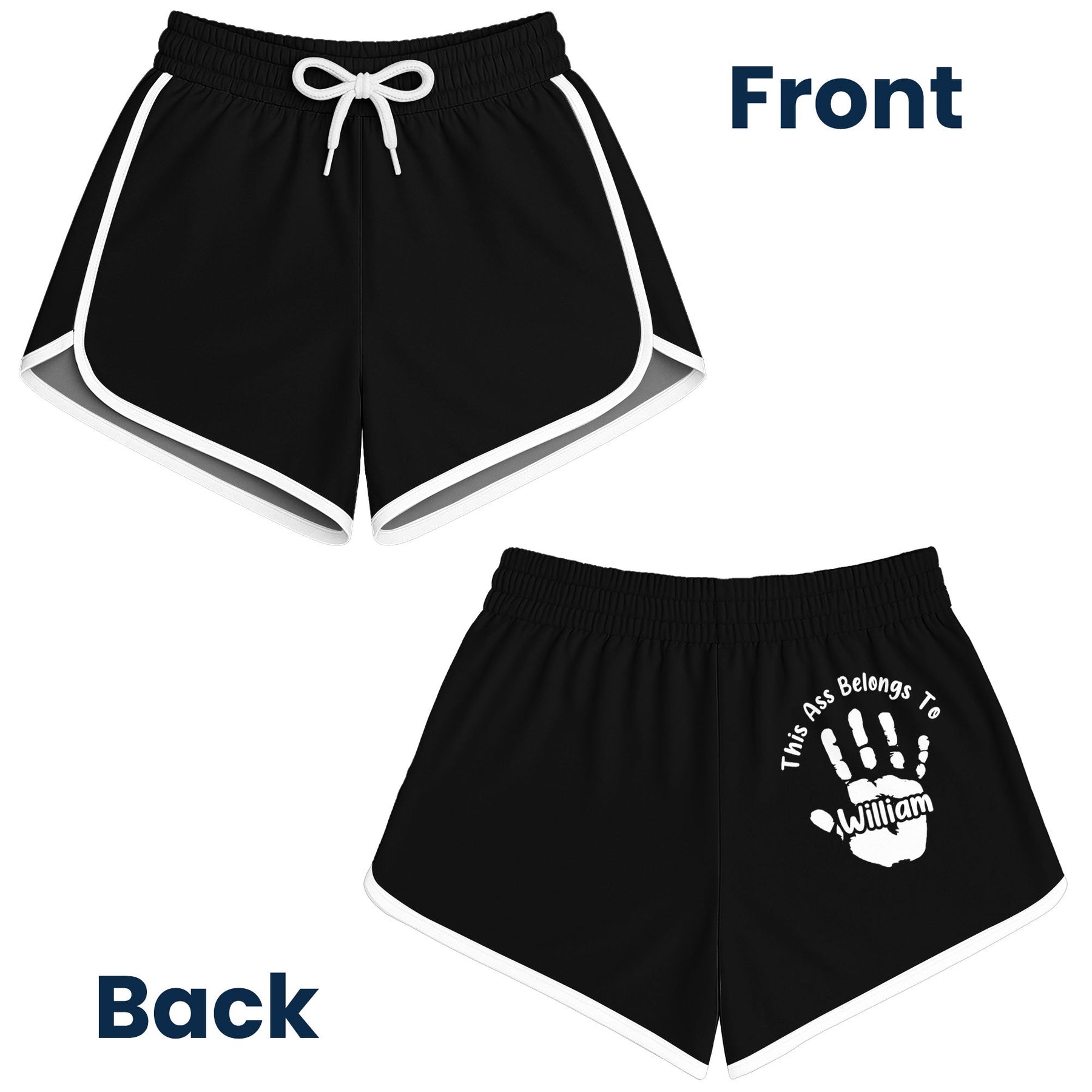 This A$$ Belongs To - Custom Dolphin Shorts