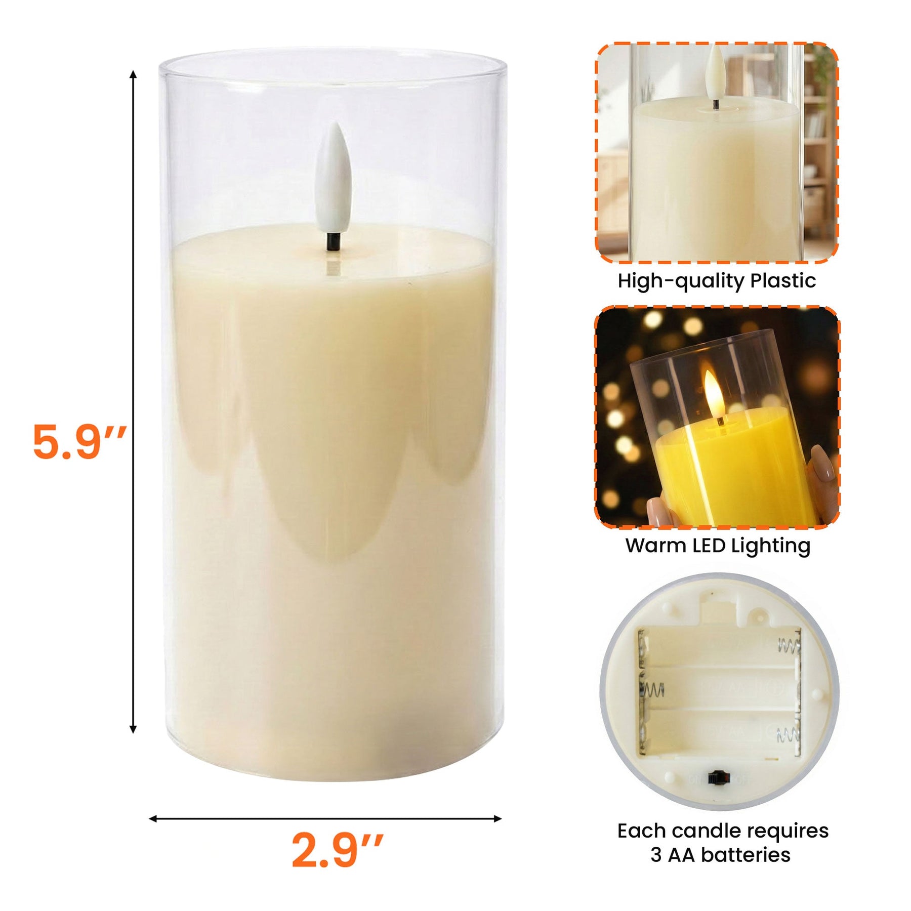 This Candle Burns In Loving Memory - Personalized Photo LED Candle Light