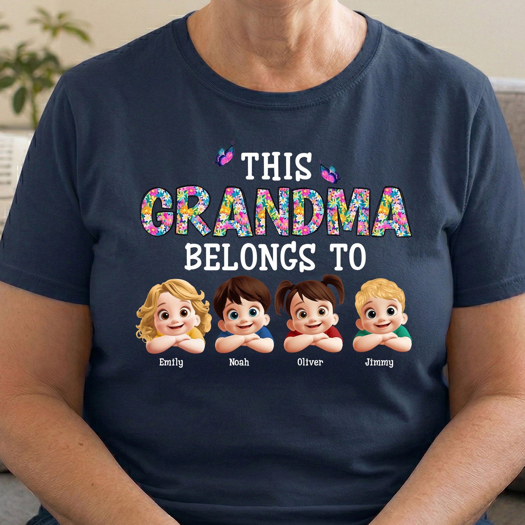 This Grandma Belongs To Peeking 3D - Personalized Shirt