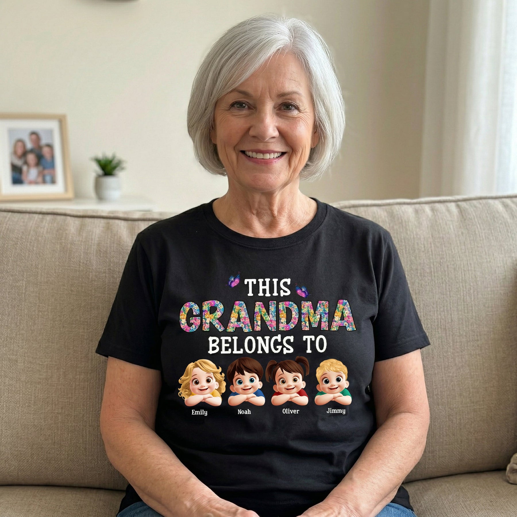 This Grandma Belongs To Peeking 3D - Personalized Shirt