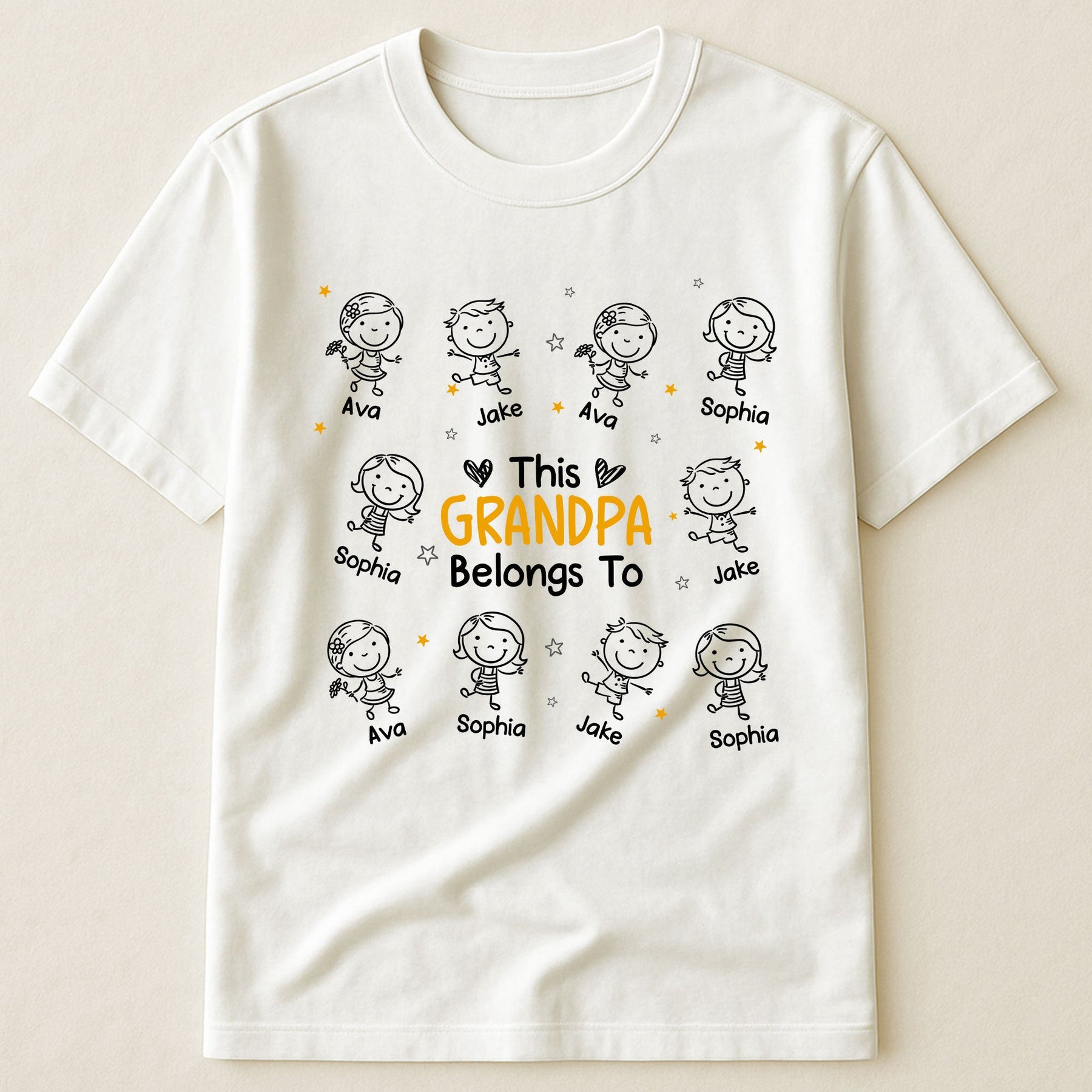 This Grandpa Belongs To Doodle - Personalized Shirt
