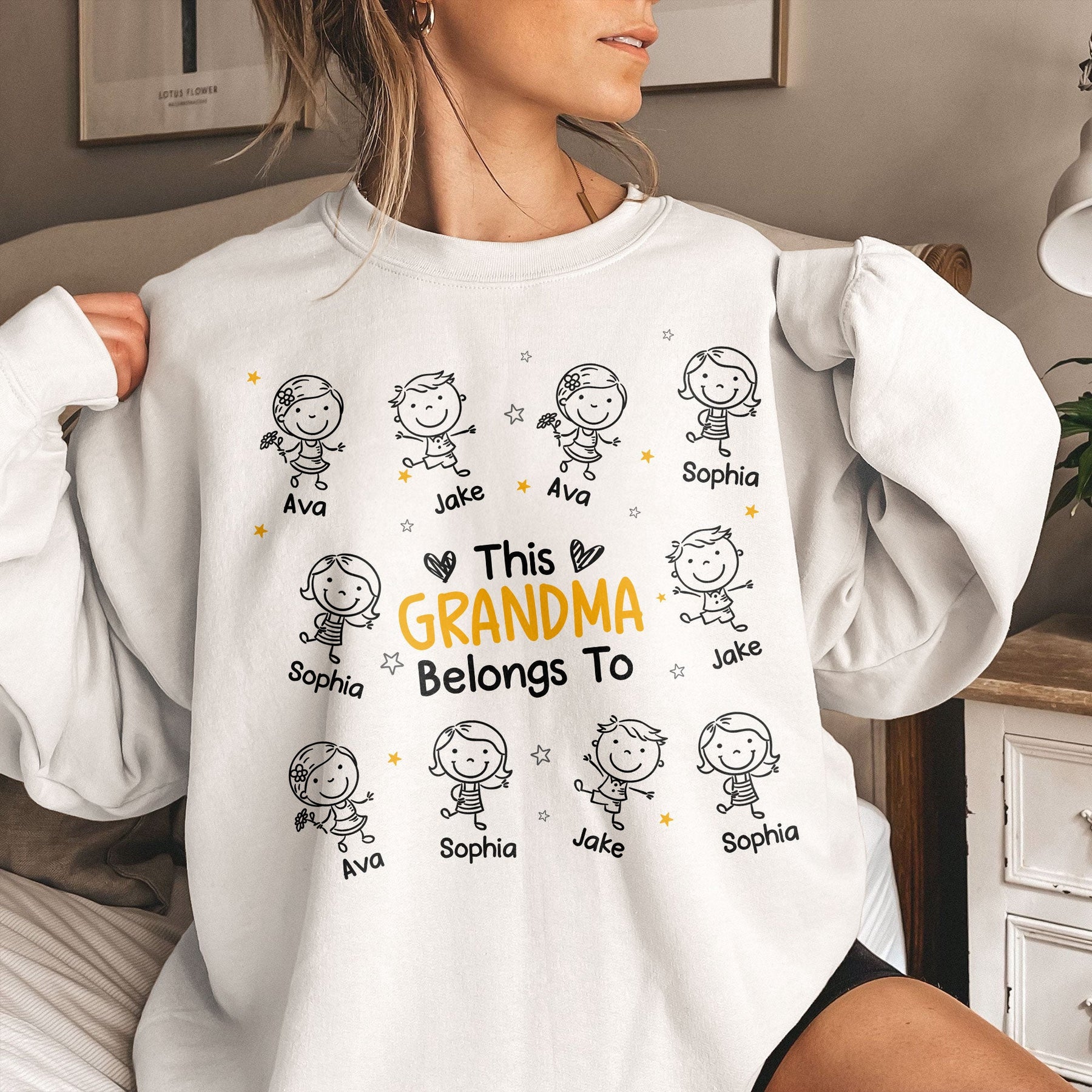 This Grandpa Belongs To Doodle - Personalized Shirt