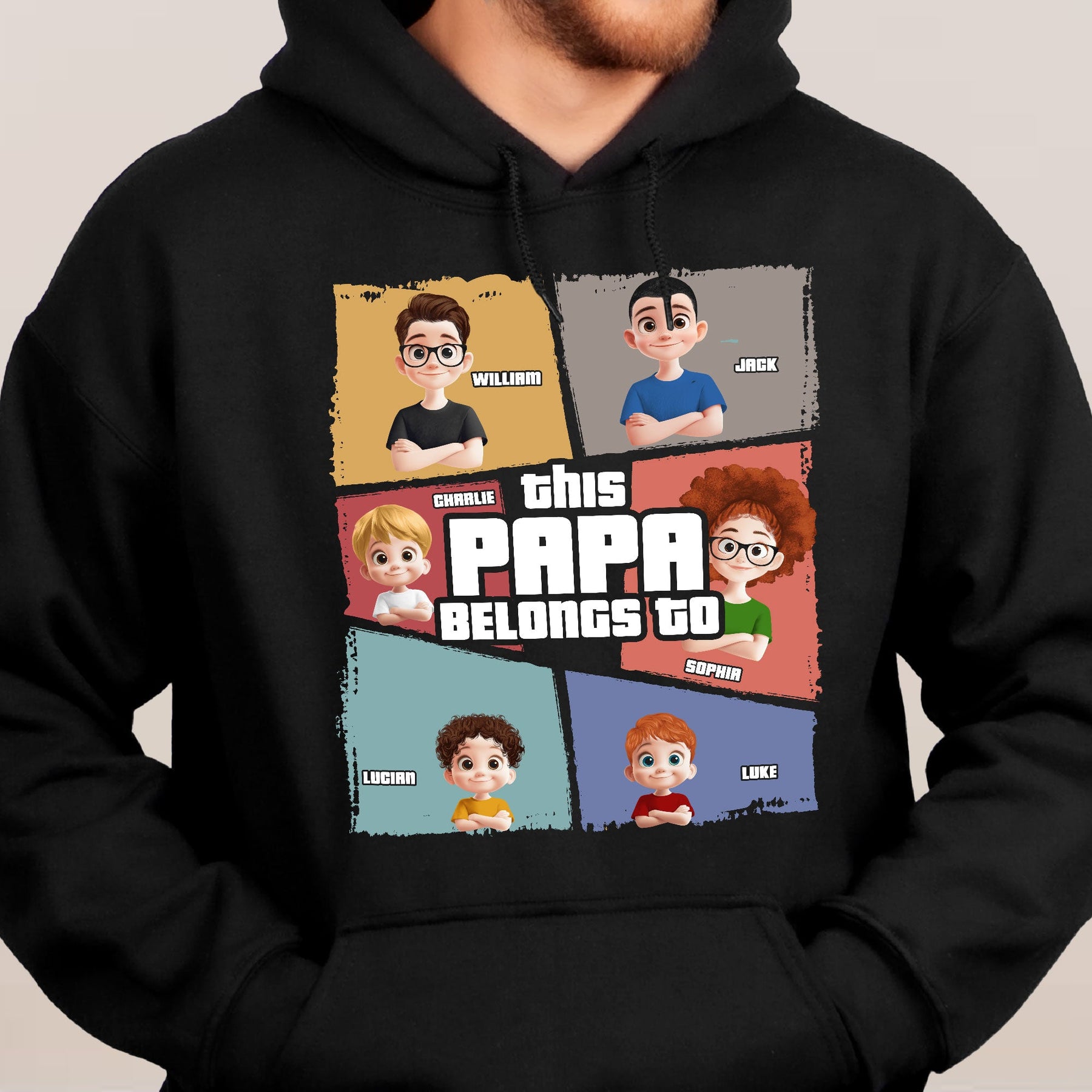 This Grandpa Belongs To - Personalized Shirt - Gift For Grandpa
