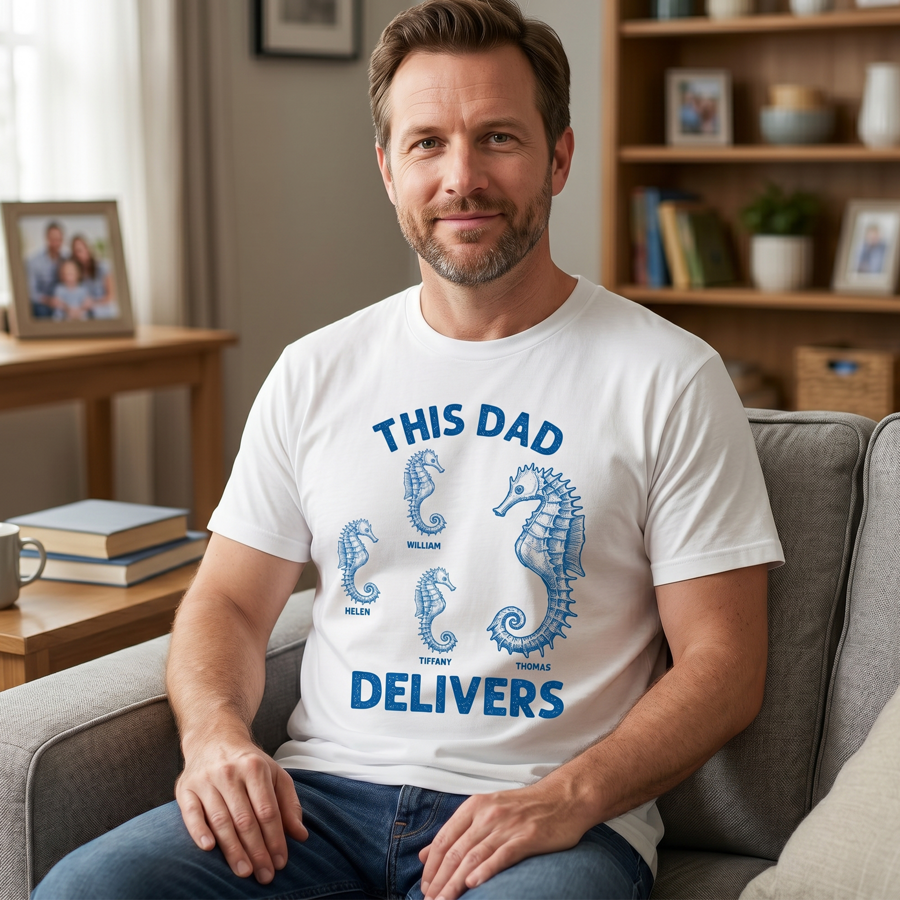 This Dad Delivers - Personalized Shirt