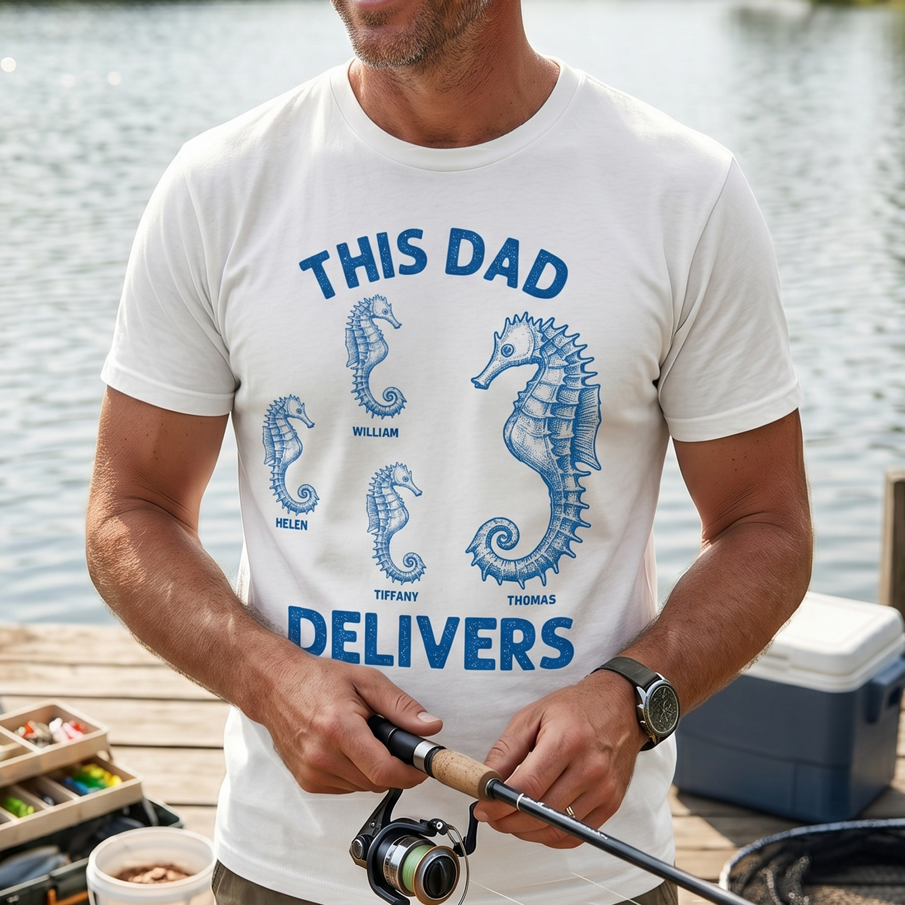 This Dad Delivers - Personalized Shirt