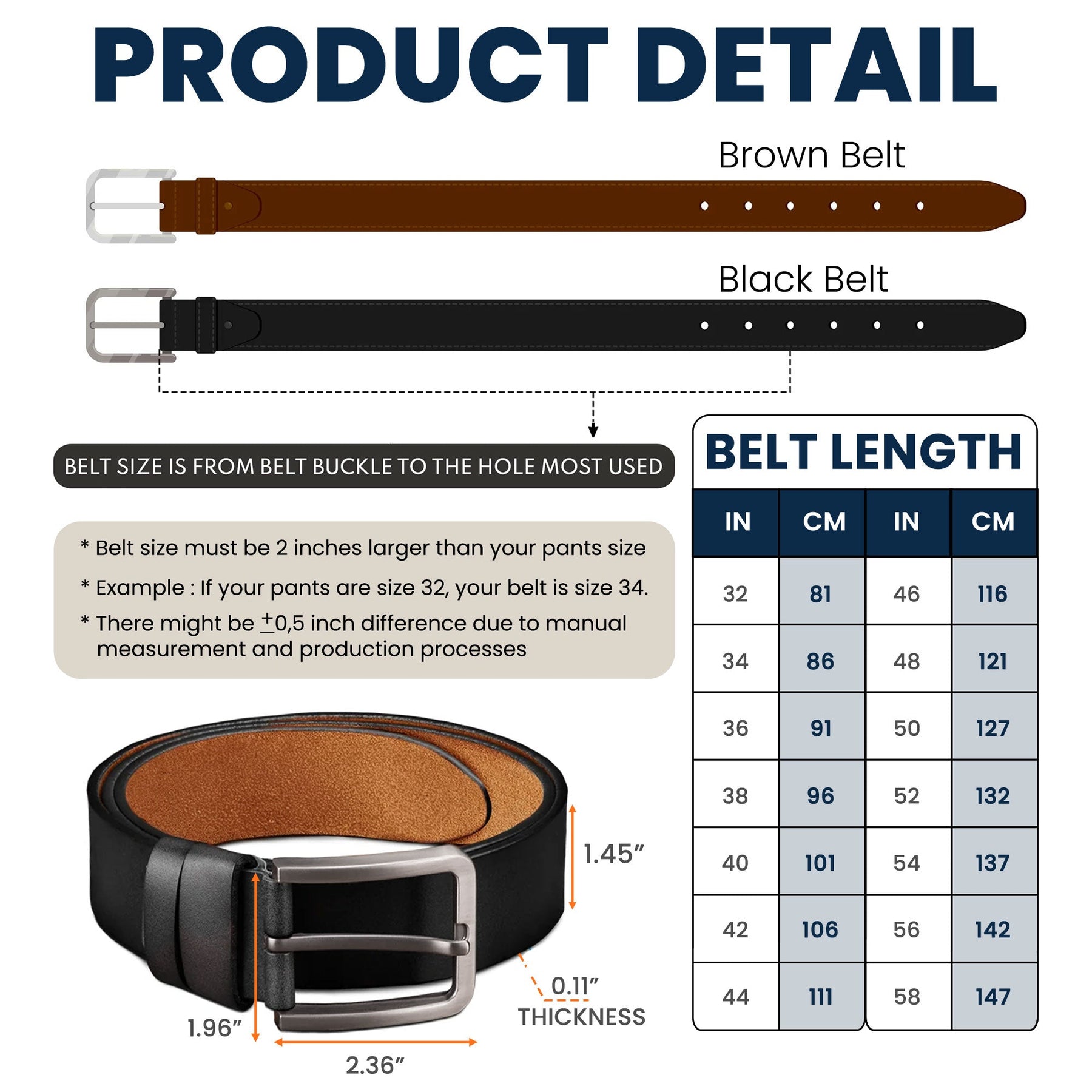 To Bonus Dad, Step Dad Thanks For Putting Up With Mom - Personalized Engraved Leather Belt