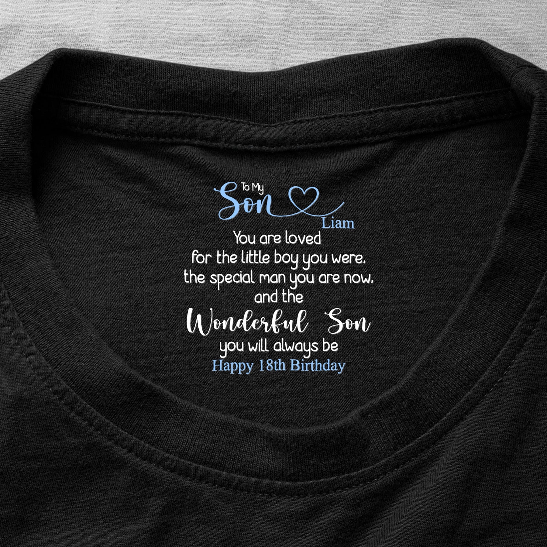 To My Son You Are Loved Wonderful Son Gift For Him - Personalized Shirt
