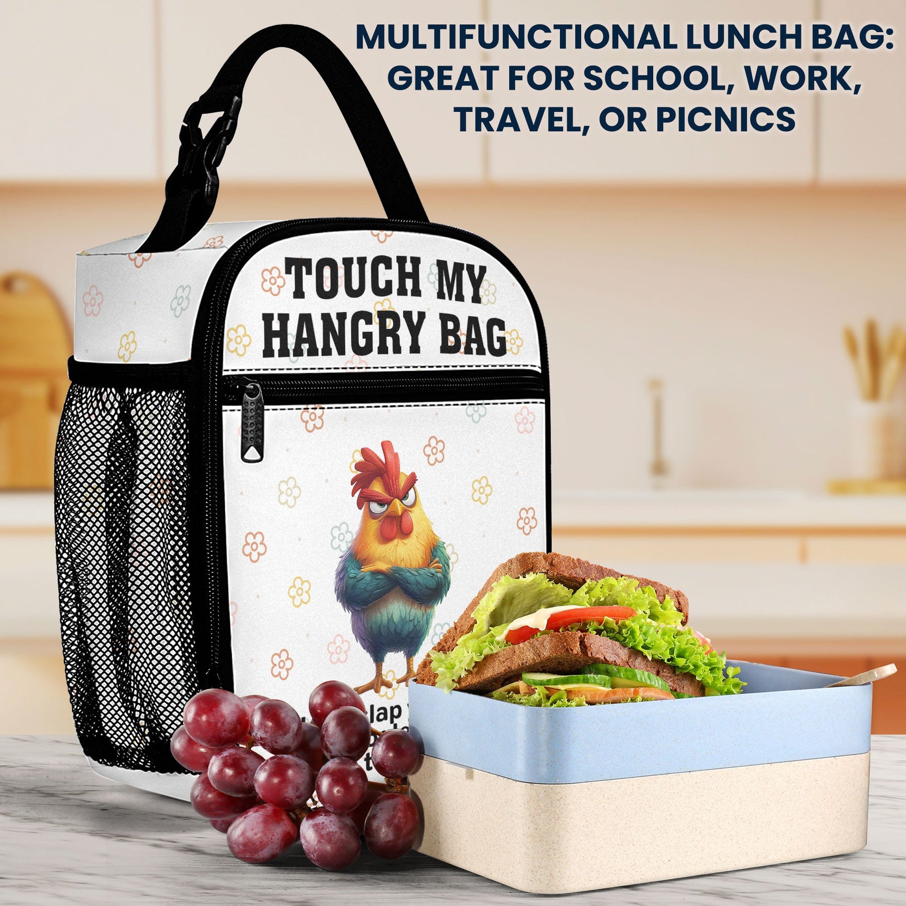 Touch My Hangry Bag - Personalized Lunch Bag