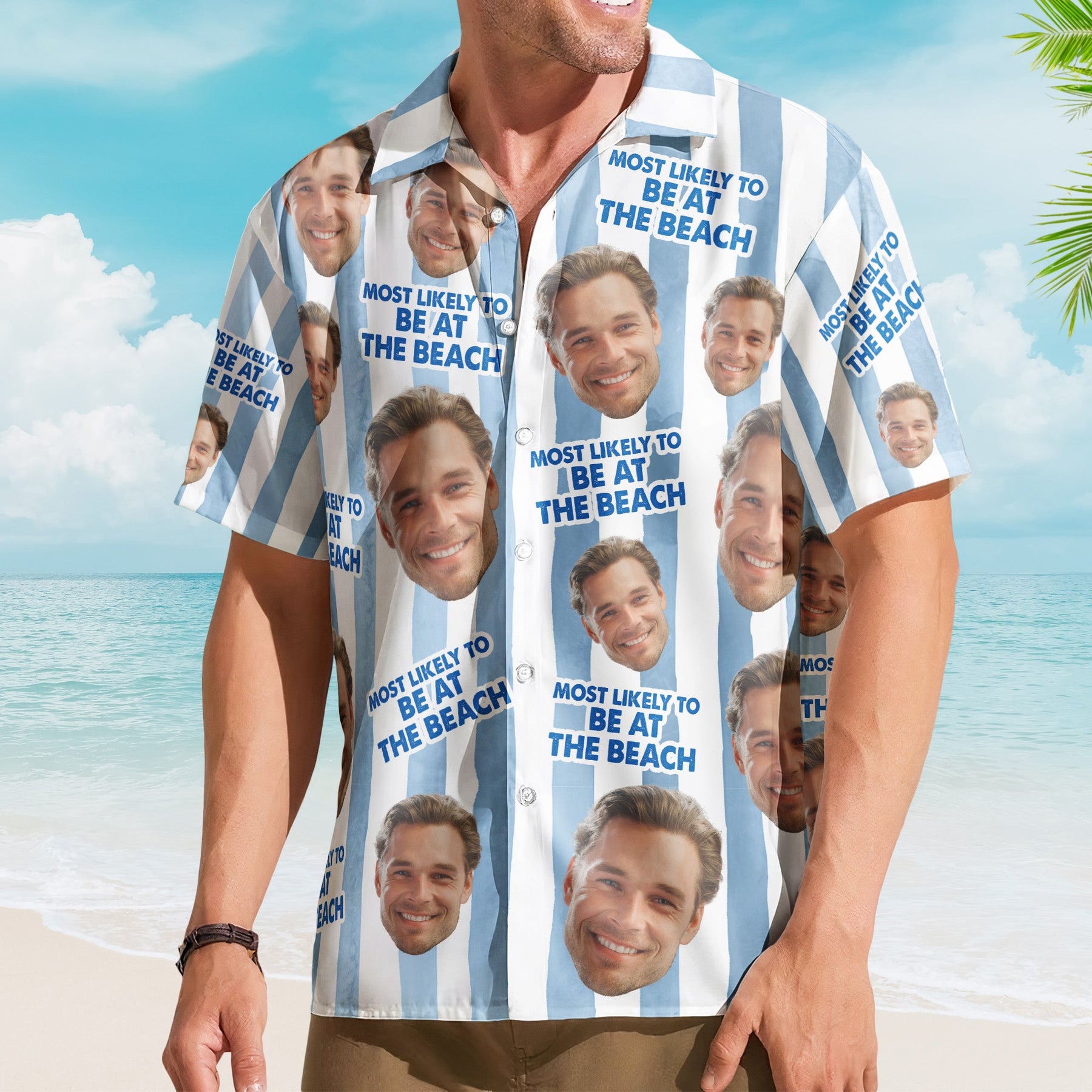 Travel Matching Hawaiian Crew Shirt - Personalized Hawaiian Shirt