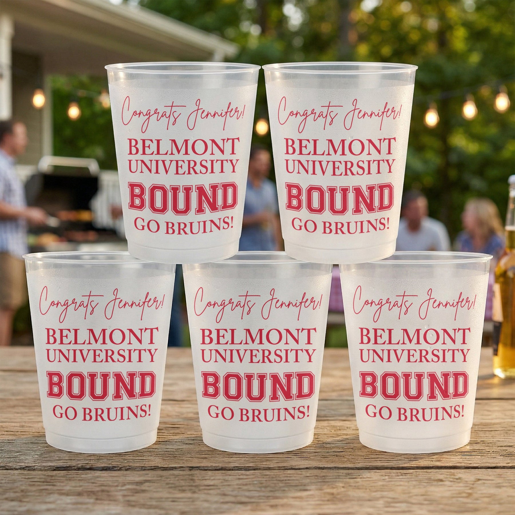 University Bound Party - Personalized Cups