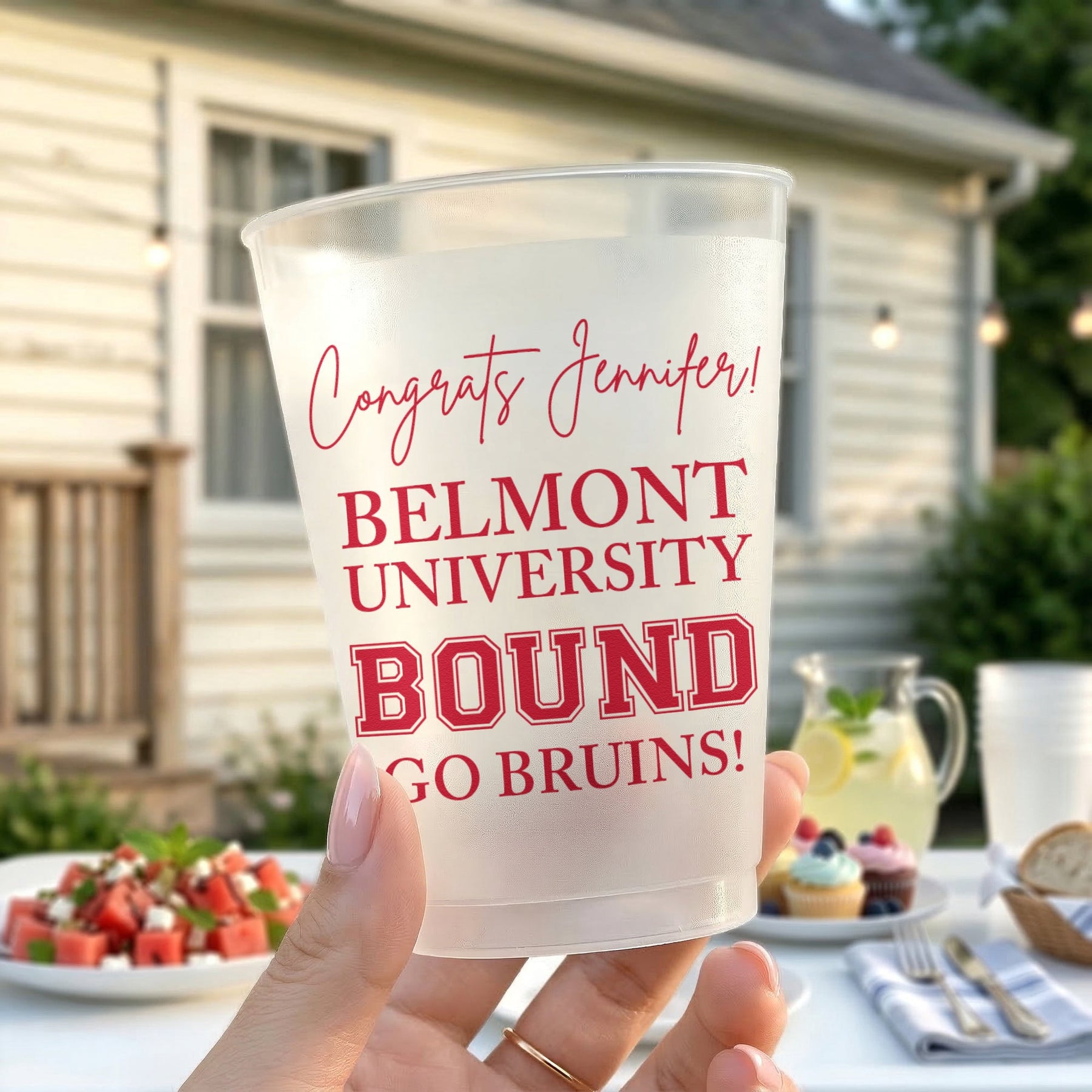 University Bound Party - Personalized Cups