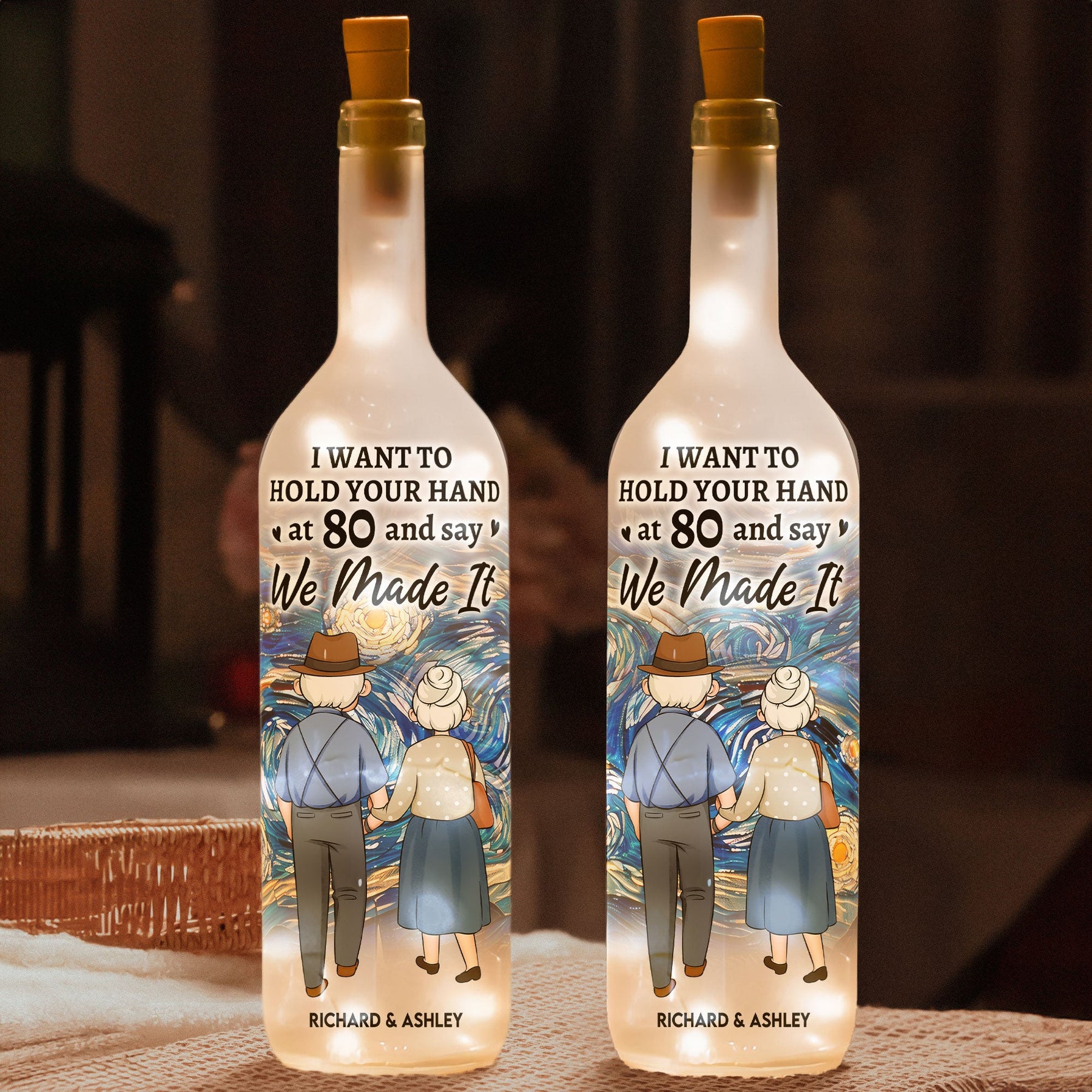 We Made It - Personalized Bottle Lamp