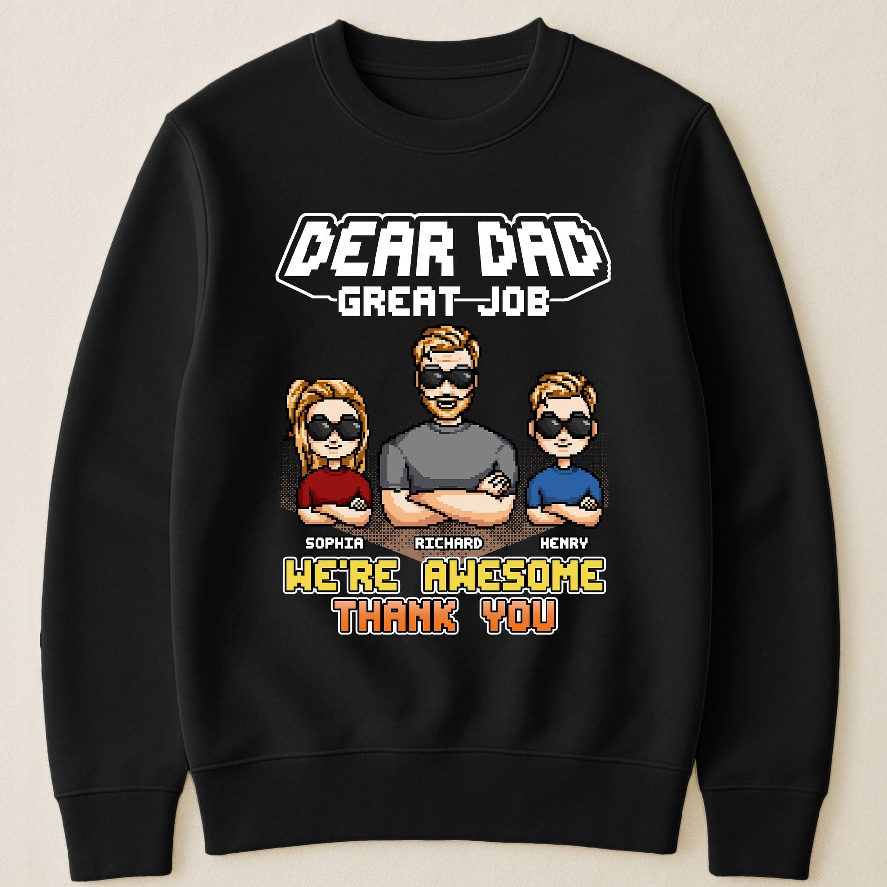 We're Awesome Dad - Personalized Shirt