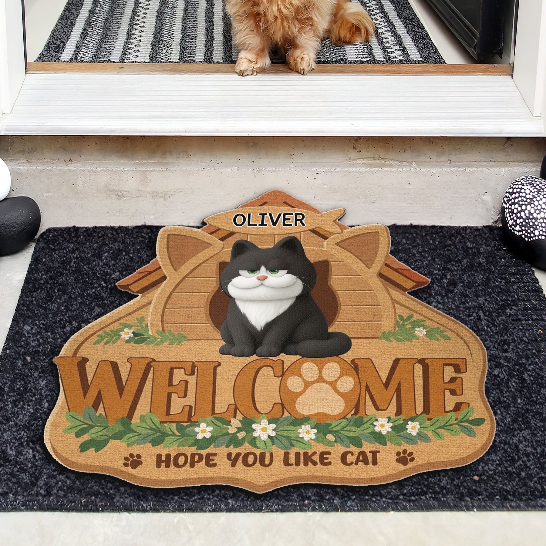 Welcome Home For Pet Lovers - Personalized Doormat