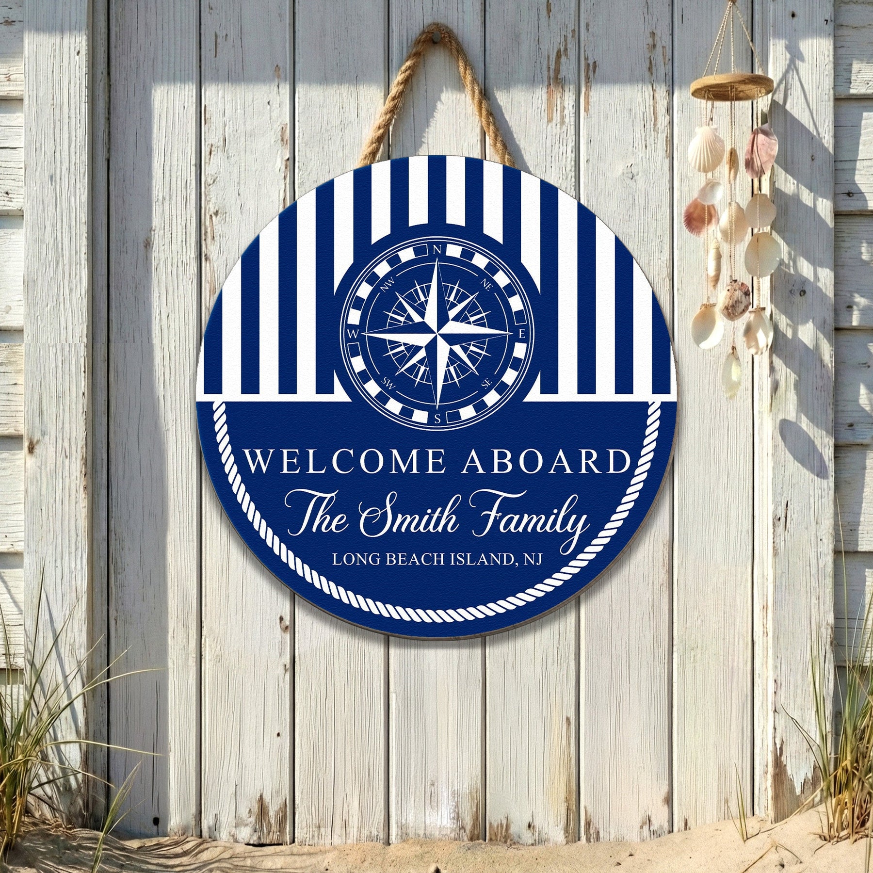 Welcome Aboard - Personalized Wood Sign