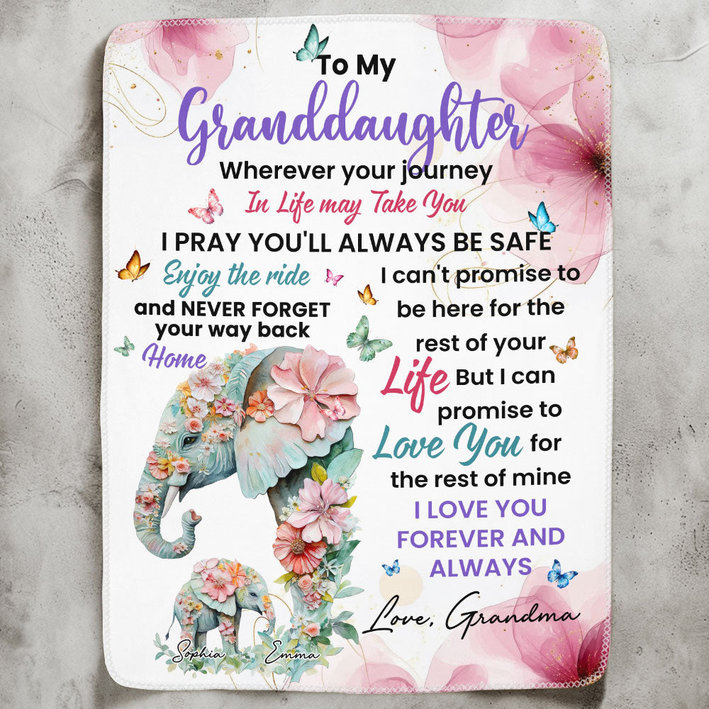 Wherever Your Journey In Life May Take You - Personalized Blanket