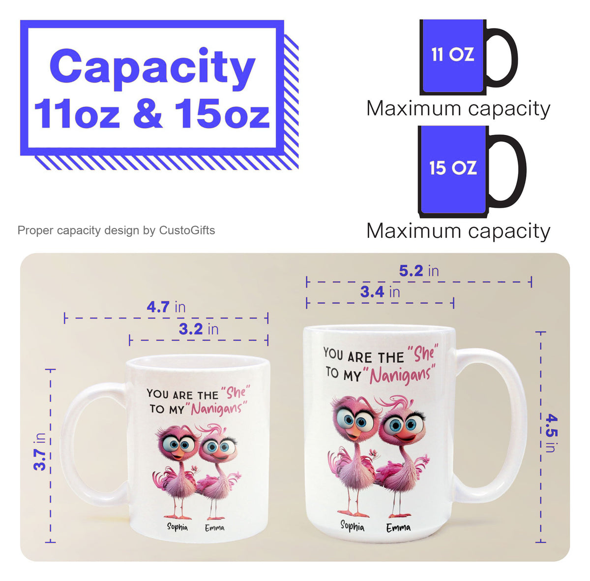 You Are The "She" To My "Nanigans" - Personalized Mug