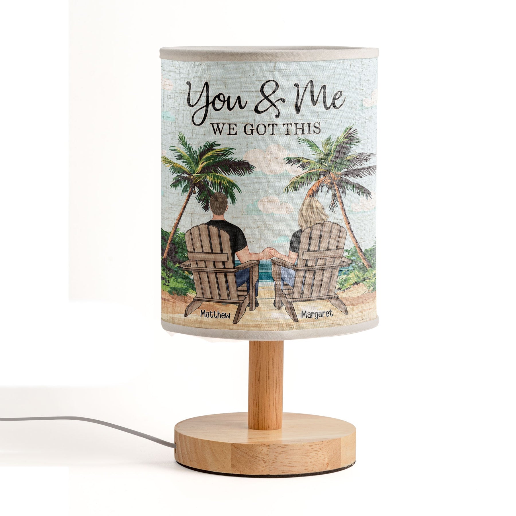 You & Me We Got This Couple Gifts Anniversary Gifts - Personalized Fabric Lamp