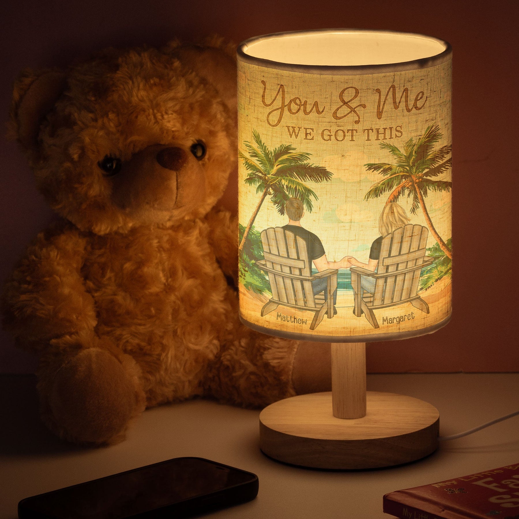 You & Me We Got This Couple Gifts Anniversary Gifts - Personalized Fabric Lamp