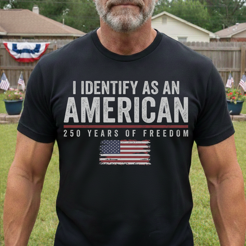 I Identify As An American Independence - Shirt