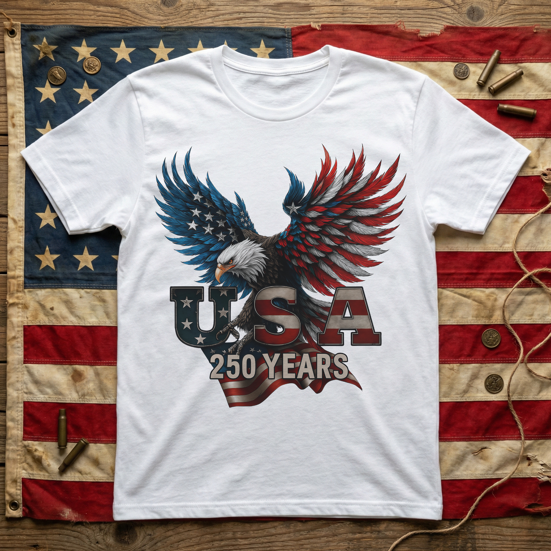 USA 250 Years Majestic Eagle - Shirt