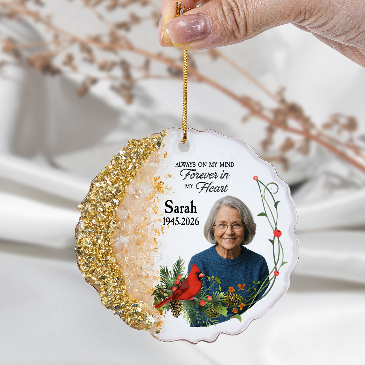i-am-always-with-you-custom-photo-personalized-resin-ornament-2