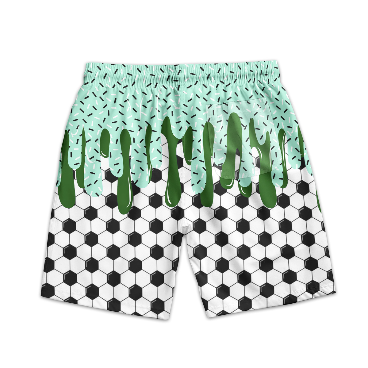 Icecream Drip Design For Baseball, Softball, Soccer, Football, Basketball, Hockey Lover - Personalized Shorts