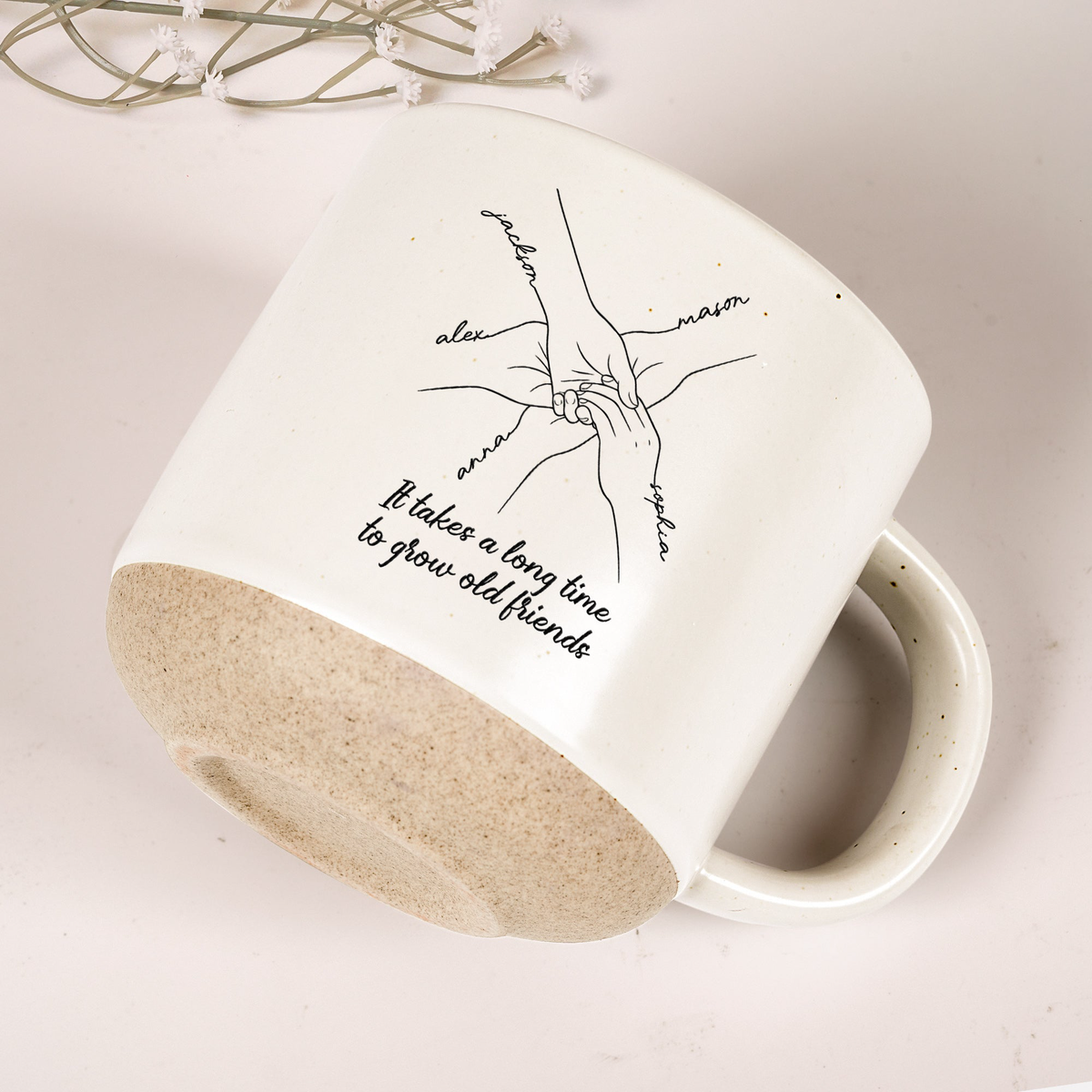 It Takes A Long Time To Grow An Old Friend, Bestie - Personalized Mug