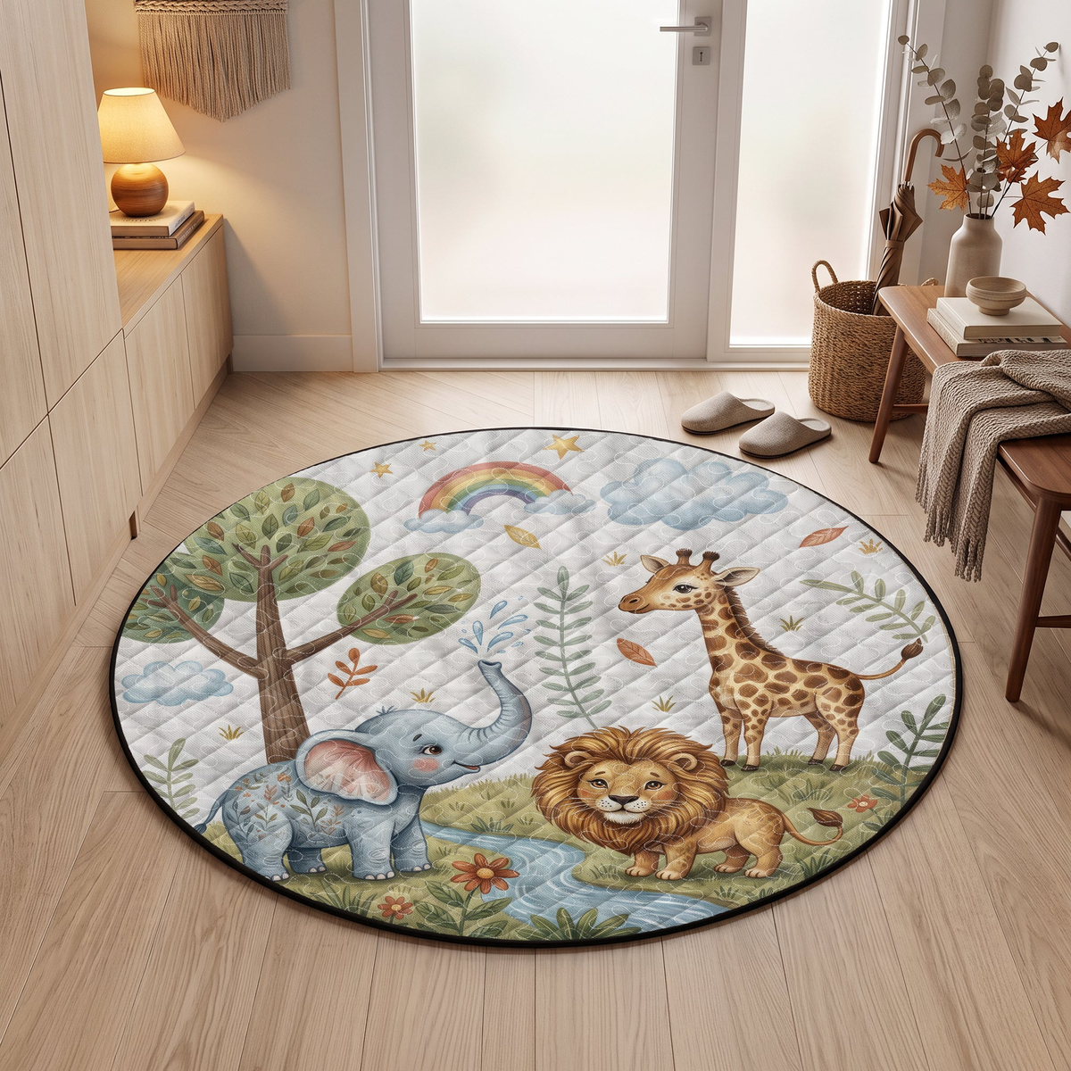 Kids Playroom Decor - Personalized Quilted Mat