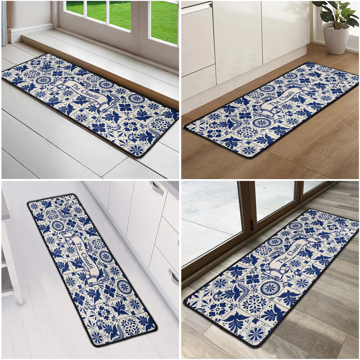 Mexican Cinco De Mayo Floral - Personalized Runner Rug