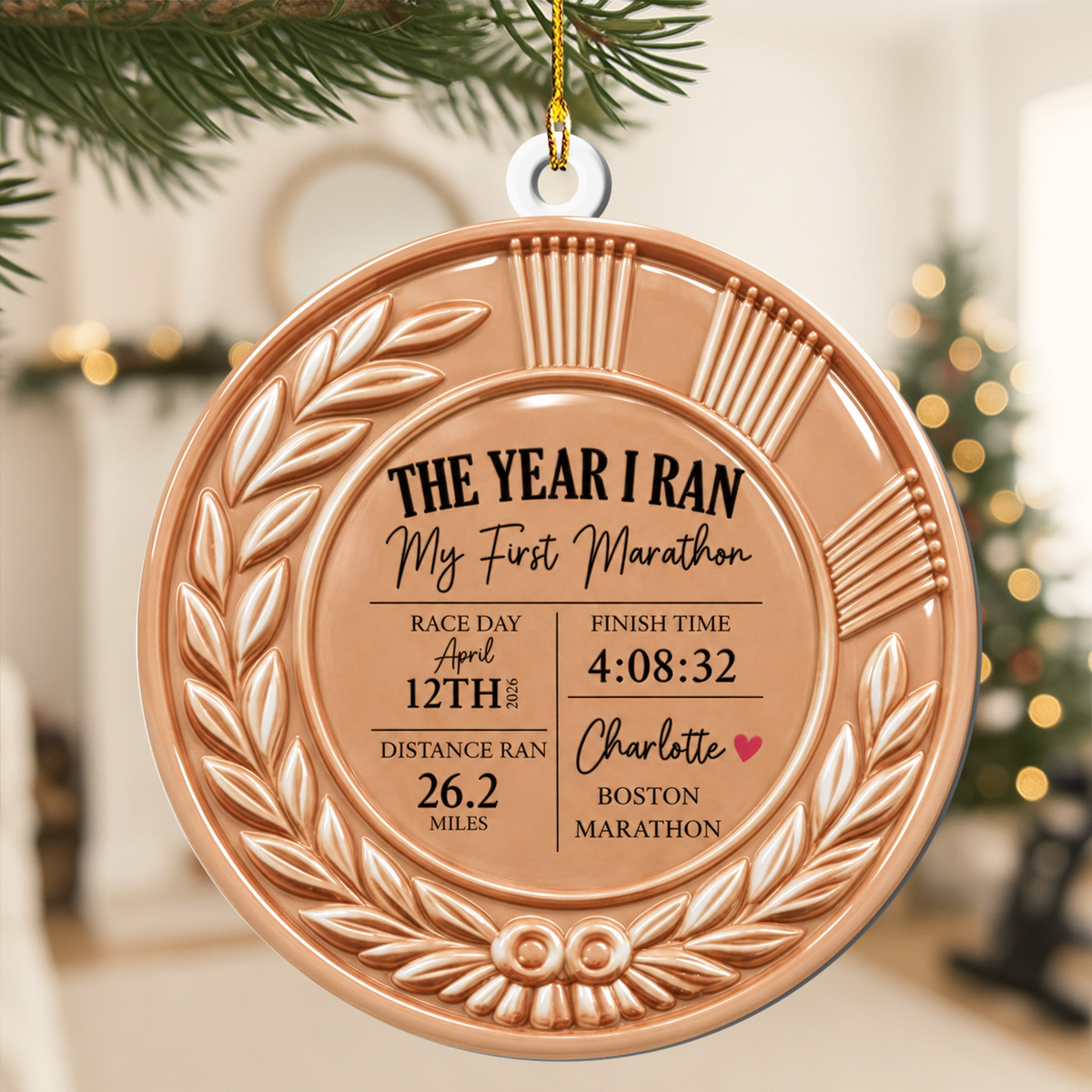 My Running Moment - Personalized Ornament