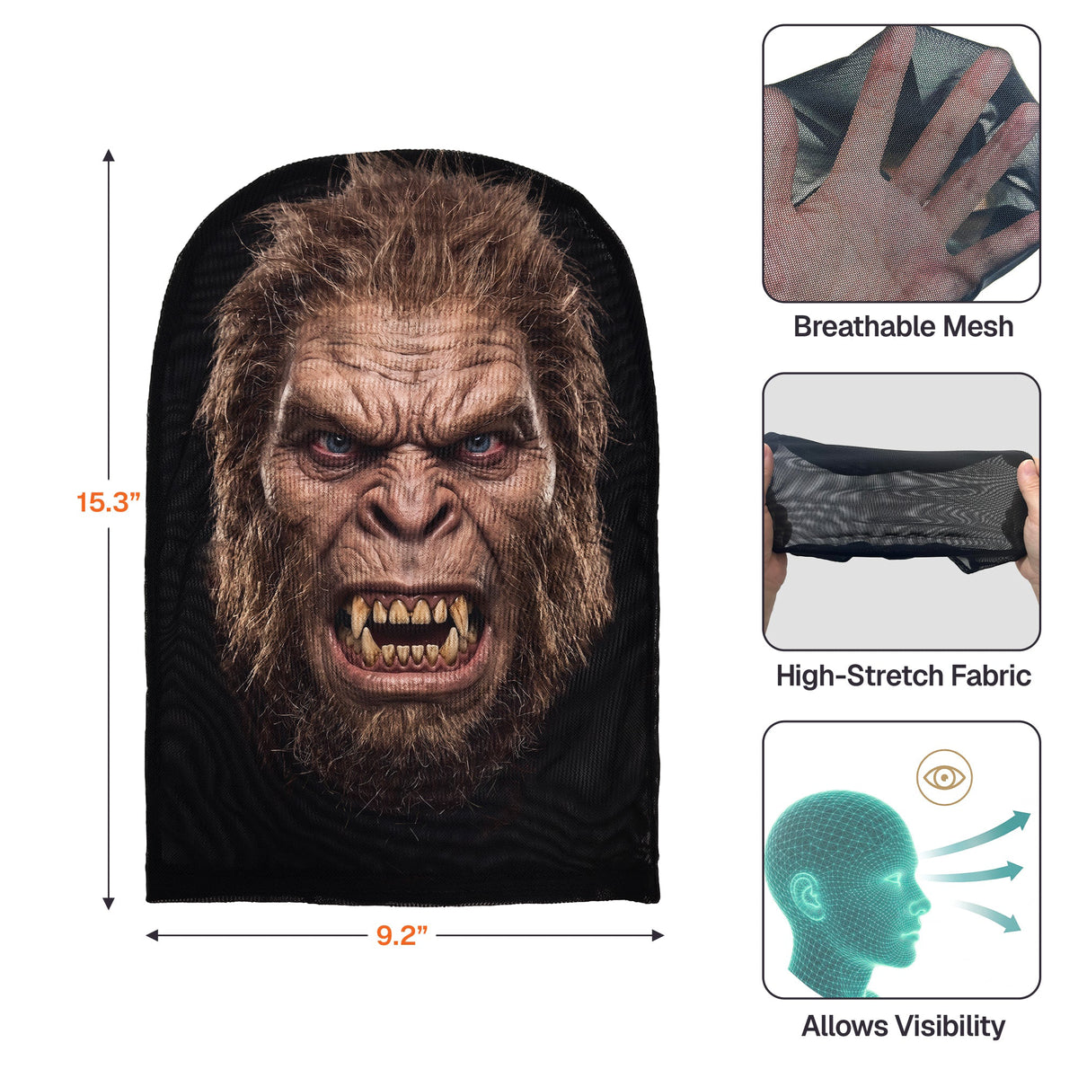 Mystical Cryptid Mask - Personalized Balaclava Mask