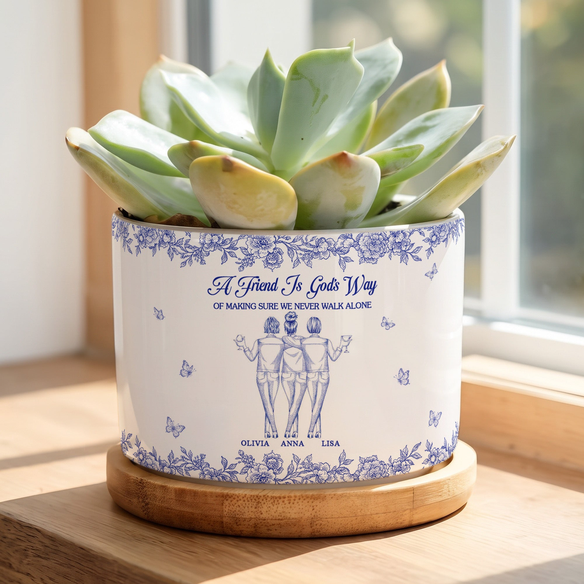 No One Will Ever Be As Entertained By Us As Us - Personalized Plant Pot