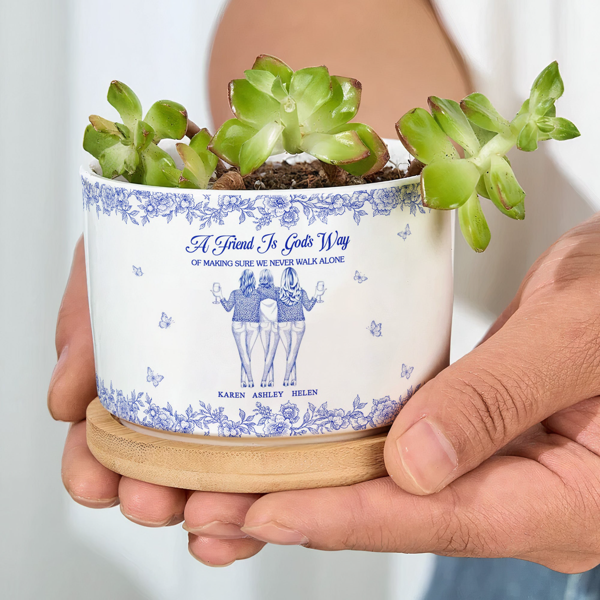 No One Will Ever Be As Entertained By Us As Us - Personalized Plant Pot