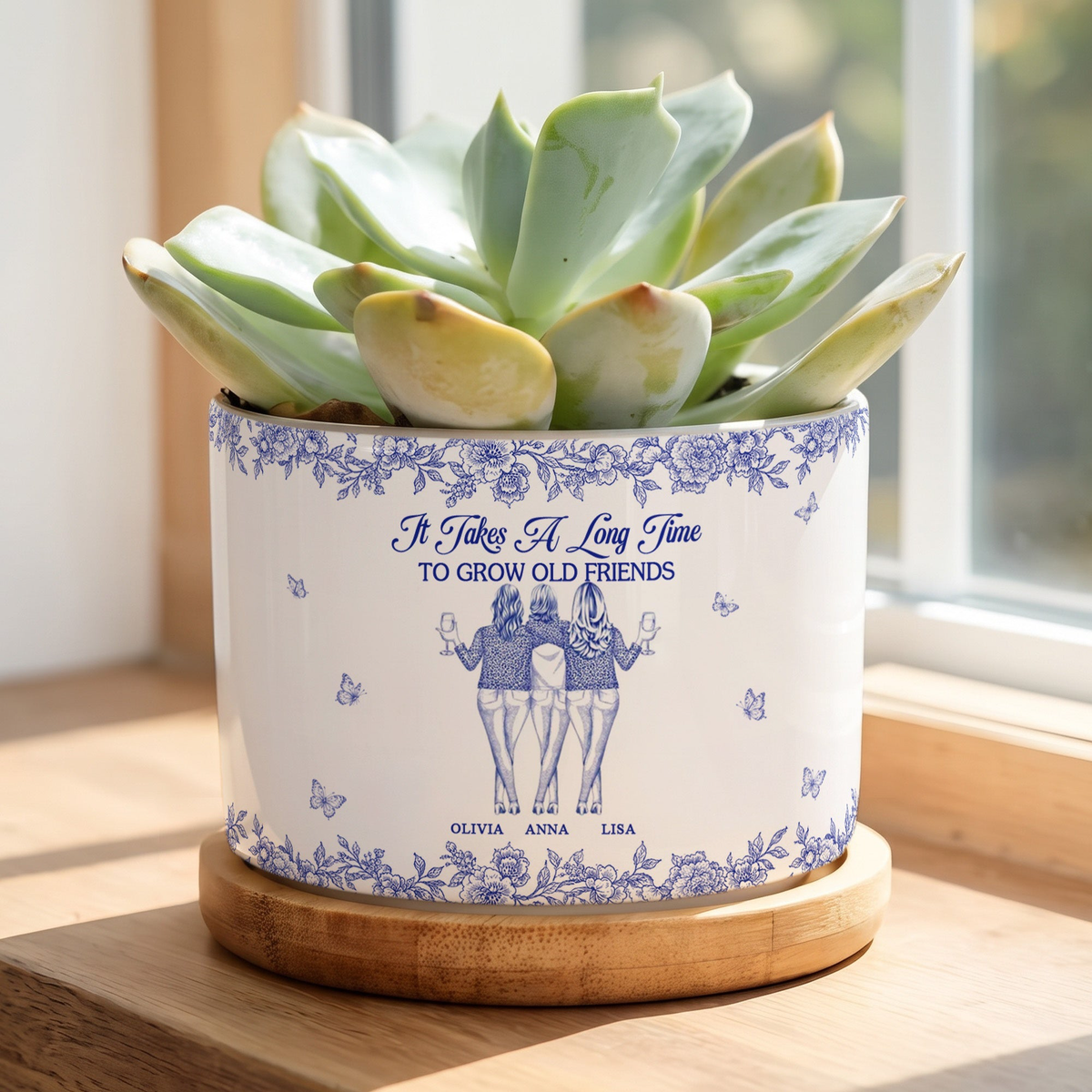 No One Will Ever Be As Entertained By Us As Us - Personalized Plant Pot