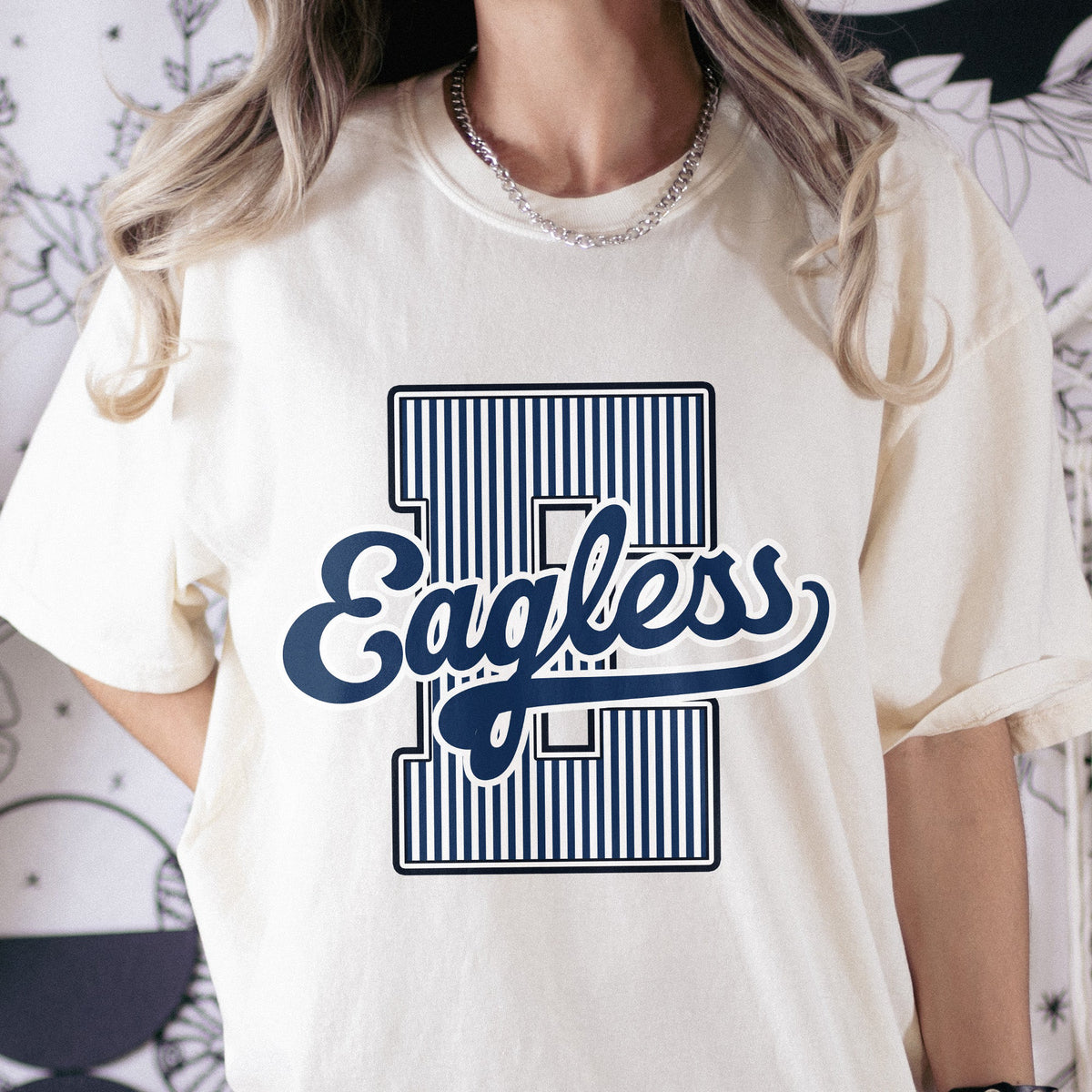 School Inital Gingham Pattern - Personalized Shirt