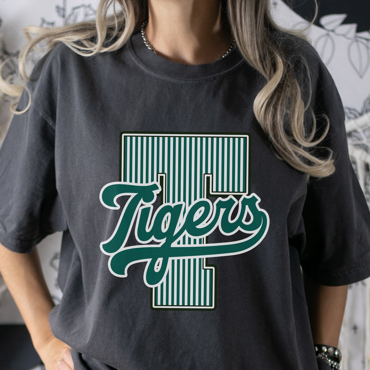 School Inital Gingham Pattern - Personalized Shirt