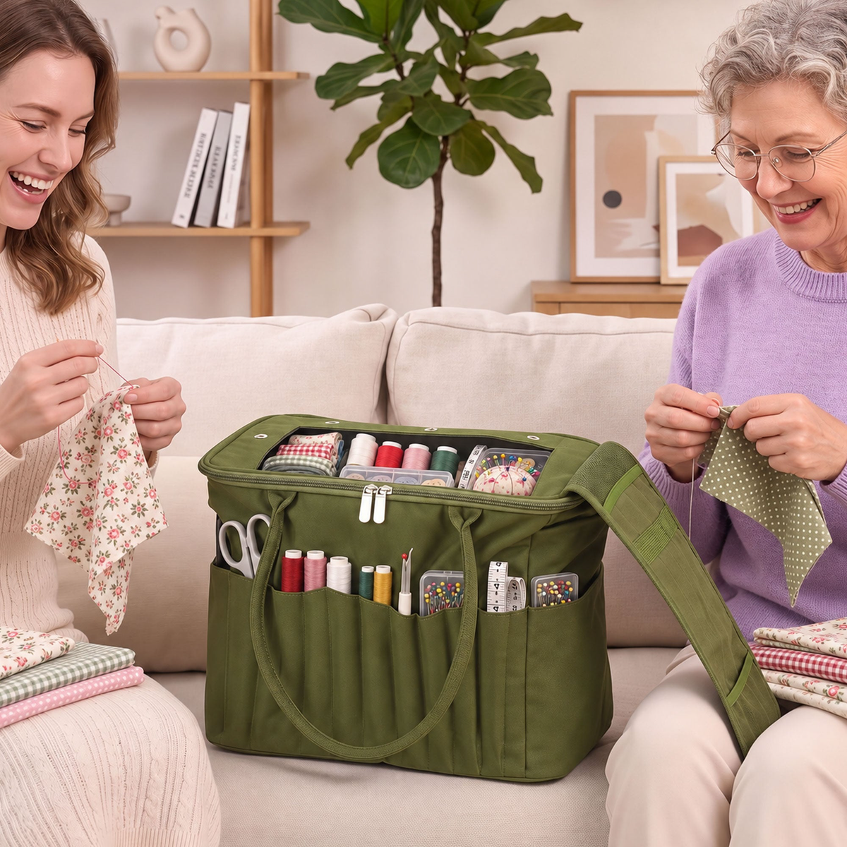 Sewciopath Gift For Tailors, Sewing Lovers - Personalized Sewing Bag