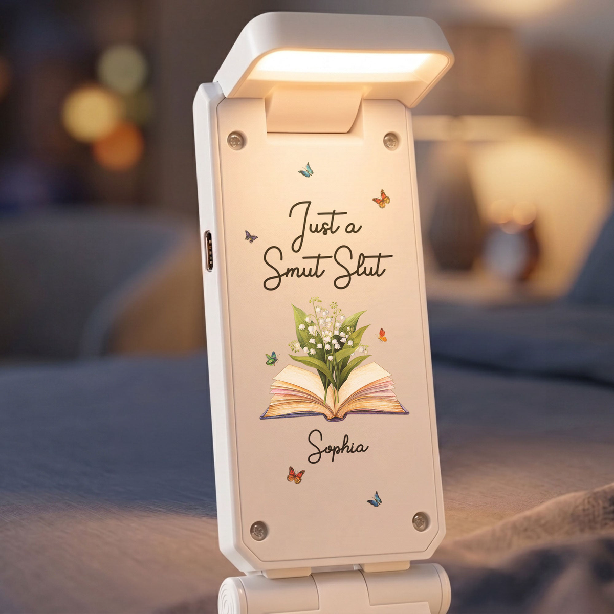 Spread Those Pages Like A Good Girl For Book Lovers, Bookworms - Personalized Reading Lamp