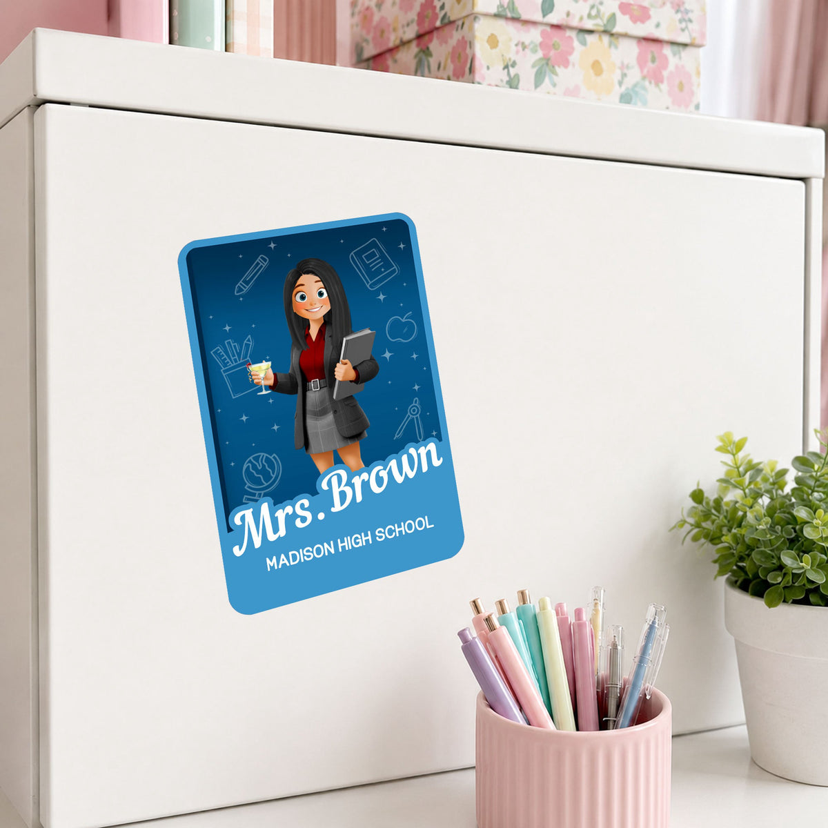 Teacher Toy Box - Personalized Magnet