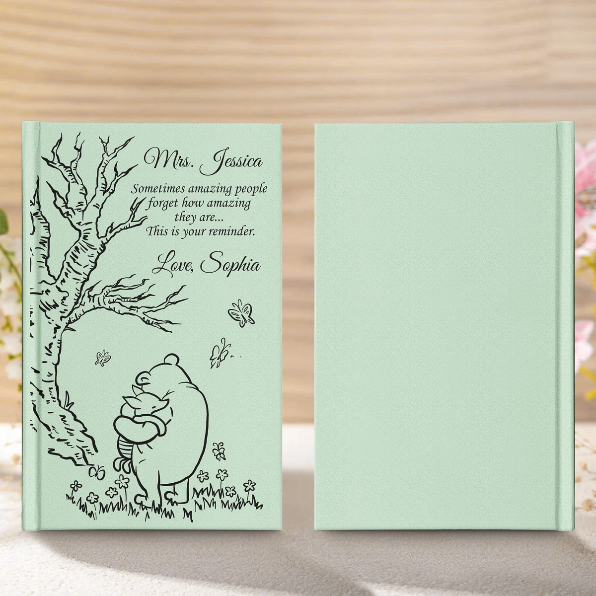 Thank You Gifts For Boss, Teacher, Coworker, Mentor - Personalized Journal