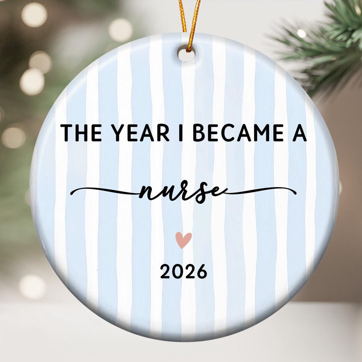 The Year I Became Milestone Keepsake For Graduation - Personalized Ornament