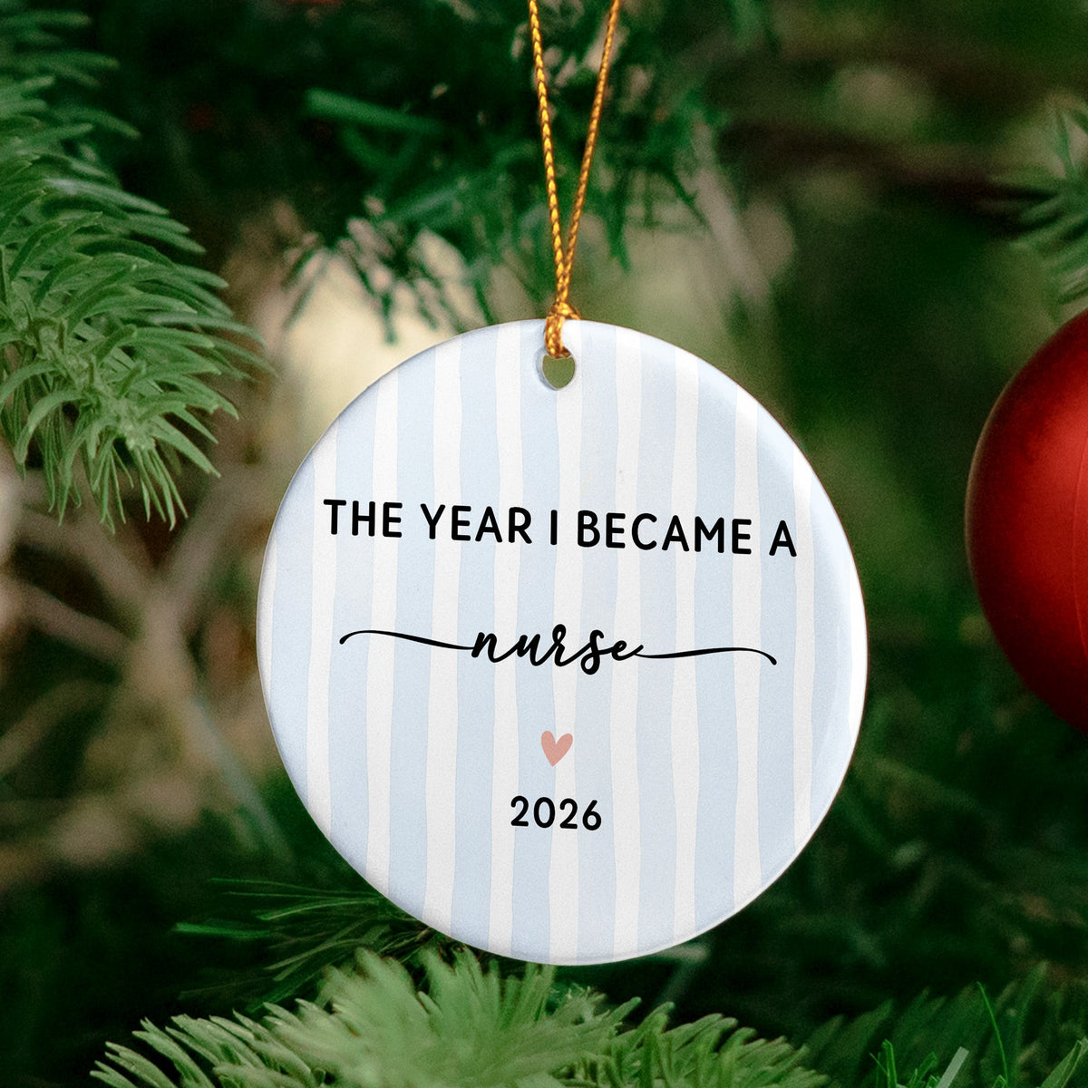 The Year I Became Milestone Keepsake For Graduation - Personalized Ornament