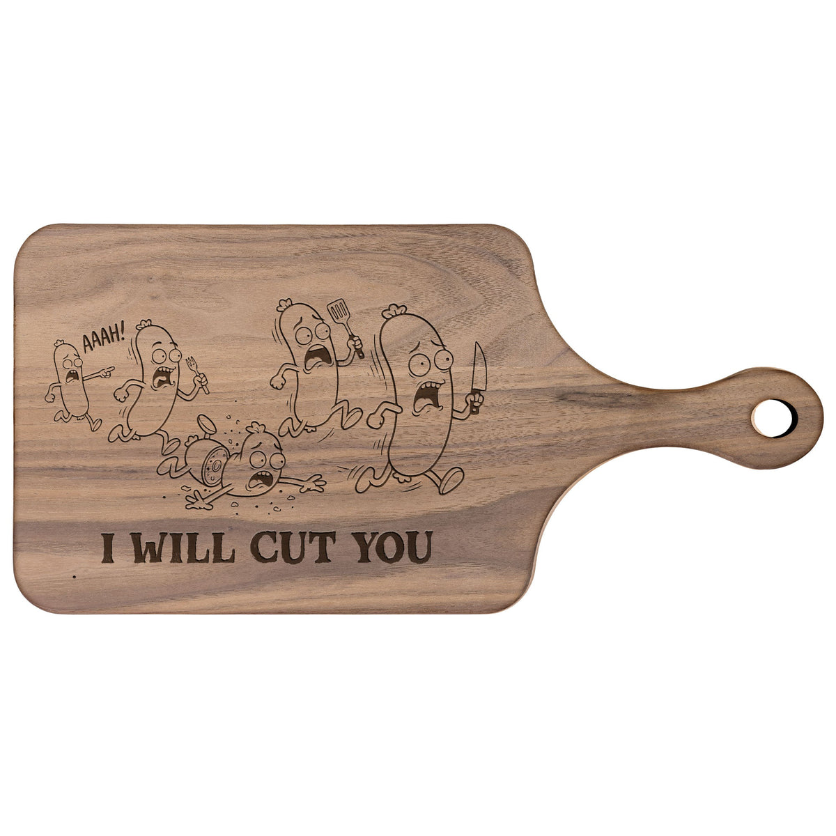 This Is Where I Murder Vegetables - Personalized Cutting Board