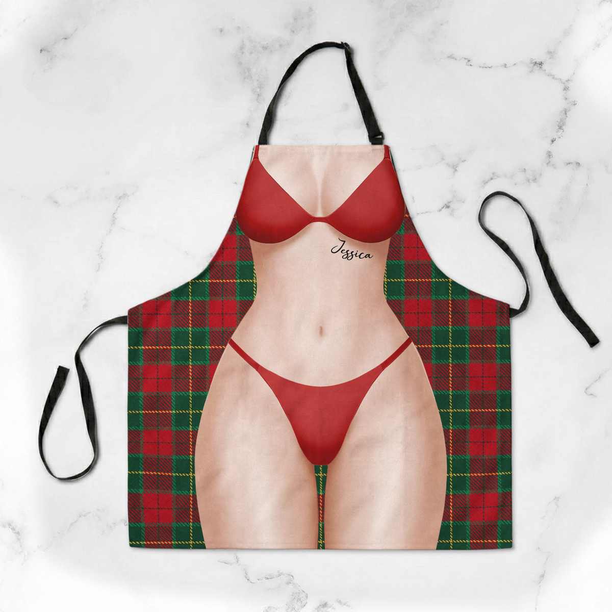 3D Sexy Bikini Funny - Personalized Apron