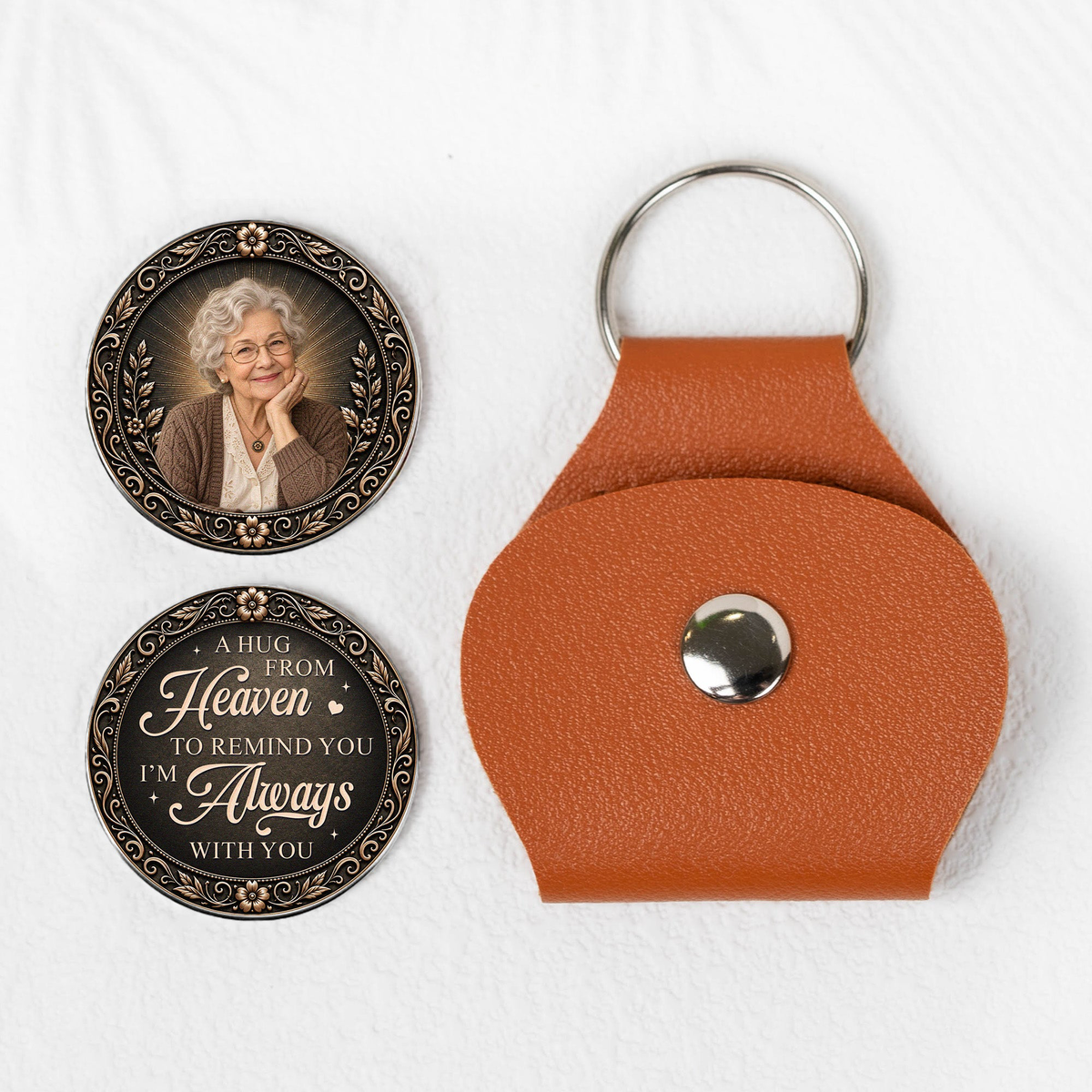A Hug From Heaven To Remind You I'm Always With You - Personalized Pocket Hug