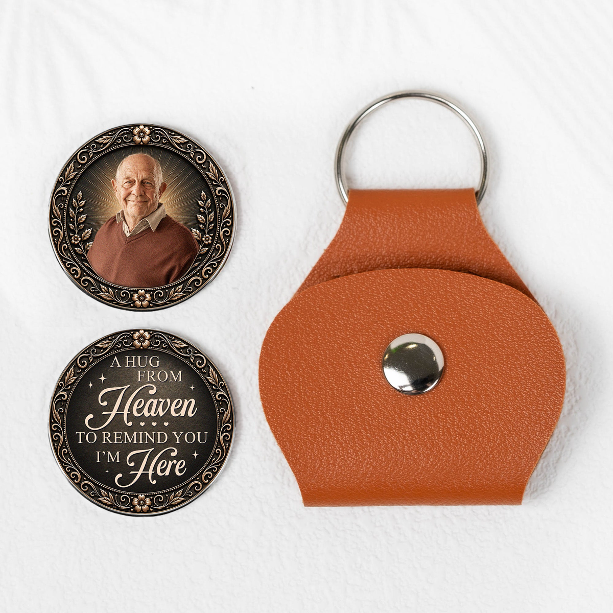 A Hug From Heaven To Remind You I'm Always With You - Personalized Pocket Hug