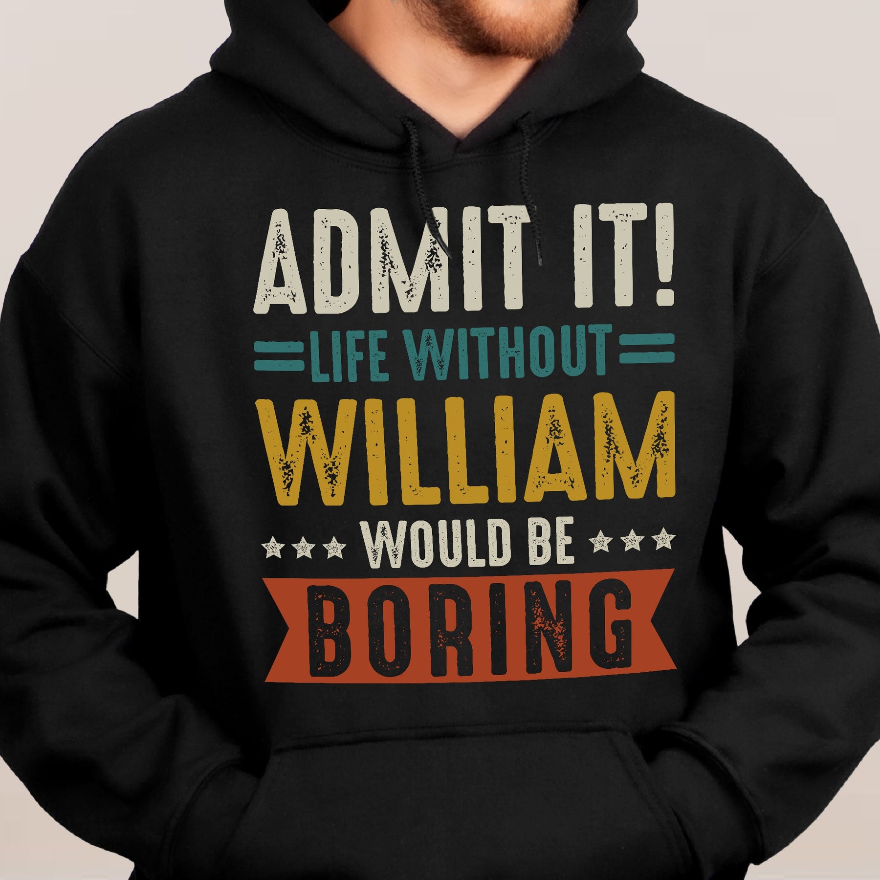Admit It Life Without Would Be Boring - Retirement Party Gift - Personalized Shirt