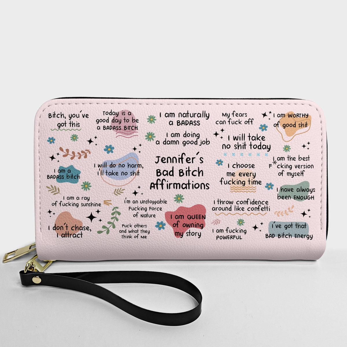 Bad_BTch_Affirmations_For_Coworkers_Friends_Self_Gift_Personalized_Wallet_1