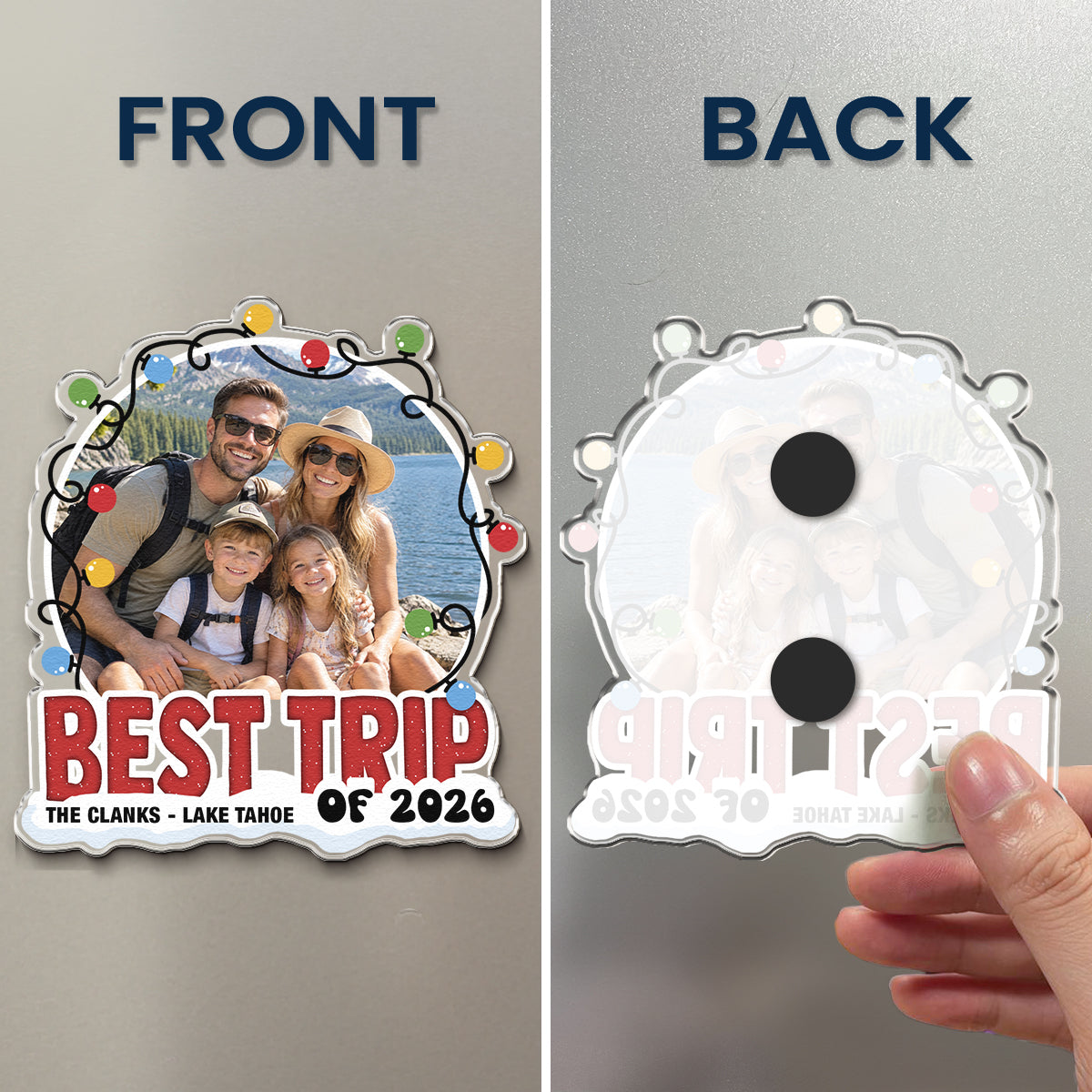 Best Trip To Remember - Personalized Magnet